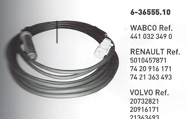 ABS SENSORU RENO 555 CM     AS ASKA